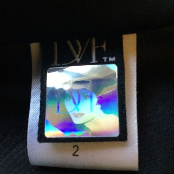 Diane von Furstenberg Delancy Black Silk Chiffon Strapless Dress - Picture 7 of 8